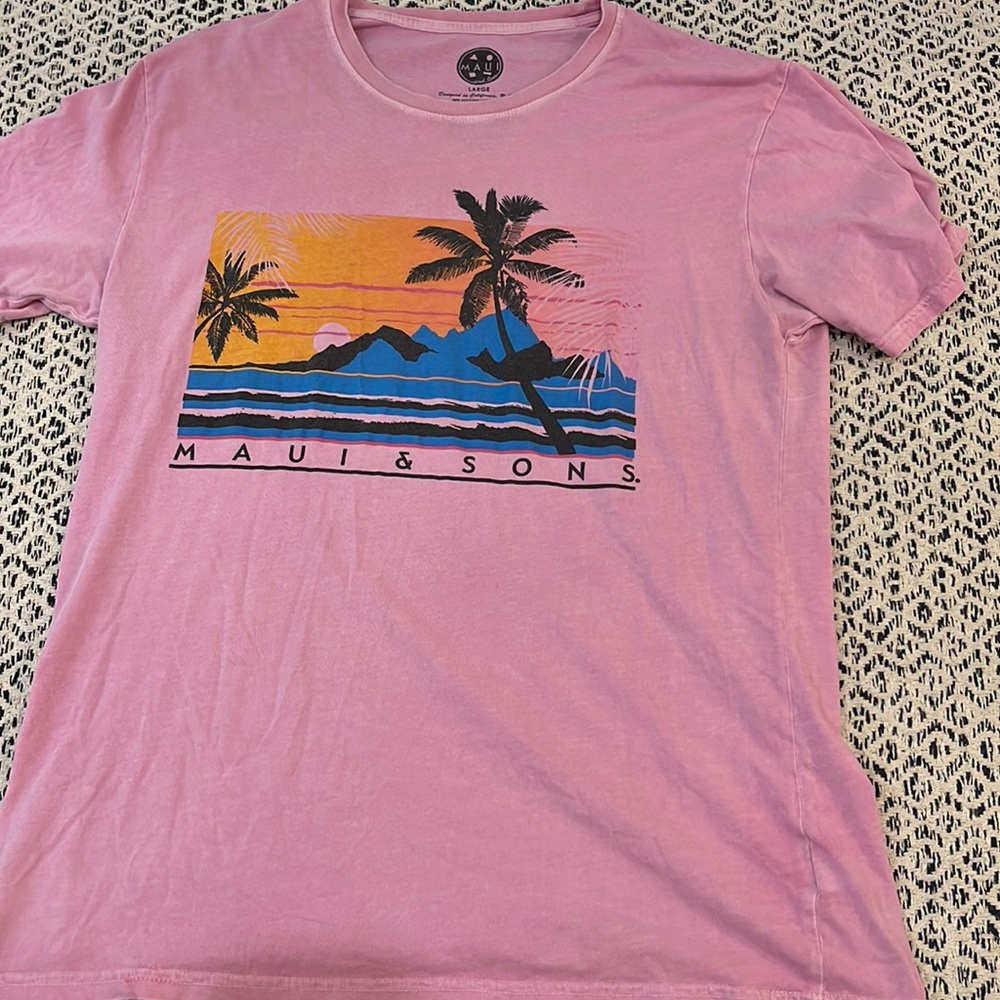 Pink Beachy Tee